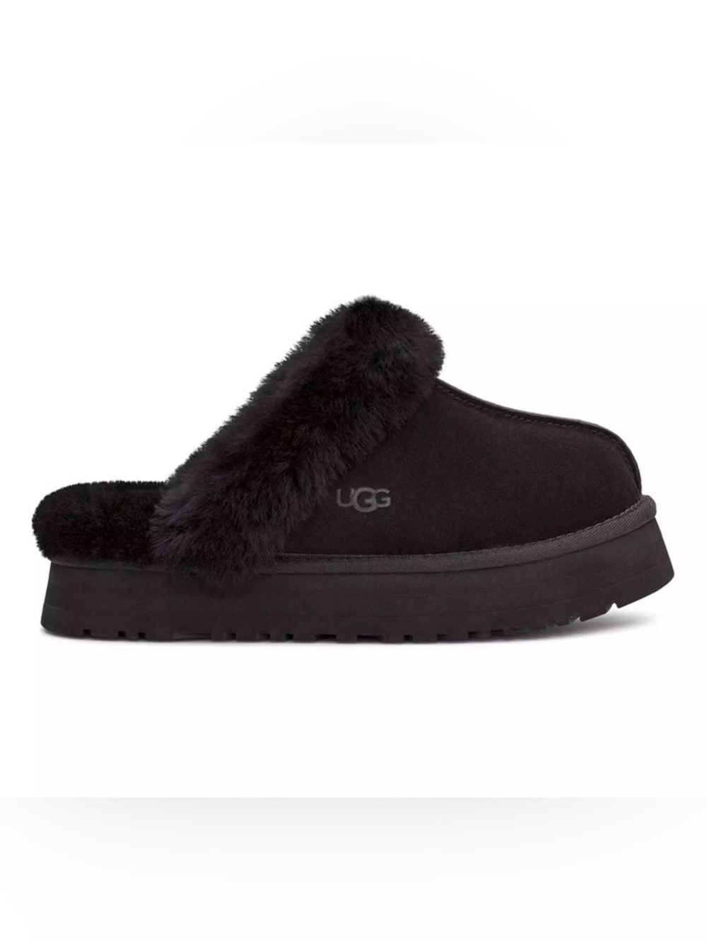 UGG
Women's UGG BLACK Disquette Slippers SIZE-10 Slip-on,